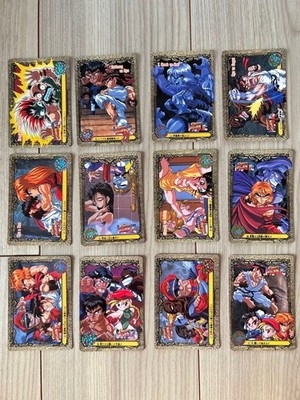 Street Fighter Card Goods Set 12 Karten Carddas Japanese Trading