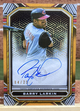 Topps 2023 Tribute Barry Larkin Iconic Perspectives Auto Orange IPA-BL Reds HOF!
