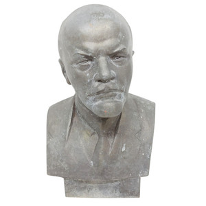Sovjet Russische leider Vladimir Lenin stenen buste standbeeld sculptuur 9,5 cm