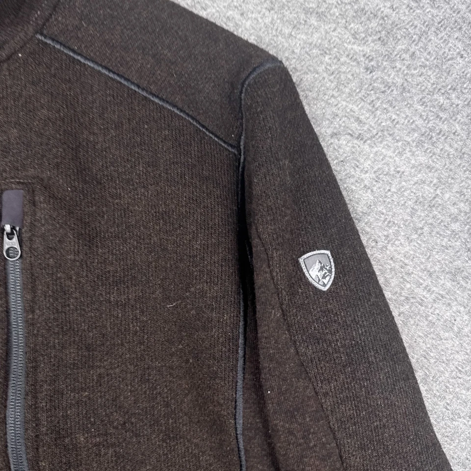 Suéter Kuhl Para Hombres Mediano M Marrón Revel Kashmira Vellón 1/2 Cremallera Aire Libre Senderismo Foto 2 de 4