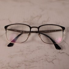 Ray Ban Eyeglasses, Frames Only, RB 6421 2997, 54-18-145, Black/Silver
