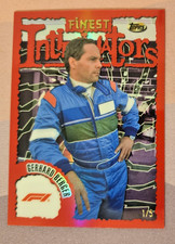 2024 Topps Finest Formula 1 F1 Gerhard Berger #IC-BER Intimidators Red 1/5