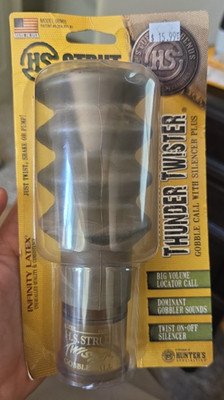 H.S. Strut Thunder Twister Gobble Call Gray Turkey Twist Silencer Loud Locator