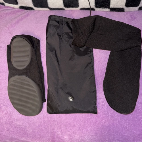 YZY Yeezy Pods Nuove Taglia 3 (Uomo US 11 13) Nero PRONTA SPEDIZIONE