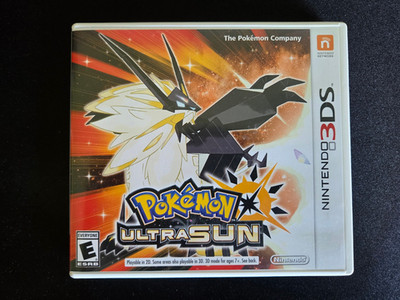 Pokemon Ultra Sun (Nintendo 3DS, 2017) Authentic Cartridge CIB TESTED GOOD