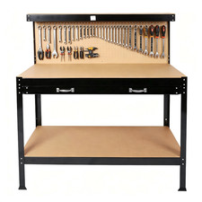63in Steel Workbench Tool Storage Workshop To...