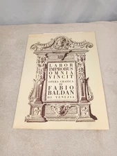 Fabio Baldan Lot of 2 Signed Numbered Etchings Venice Italy Art Prints Portfolio