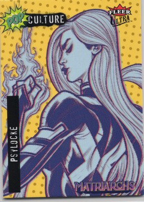 2024 Fleer Ultra Matriarchs of Marvel Pop Culture PC-35 Psylocke Yellow