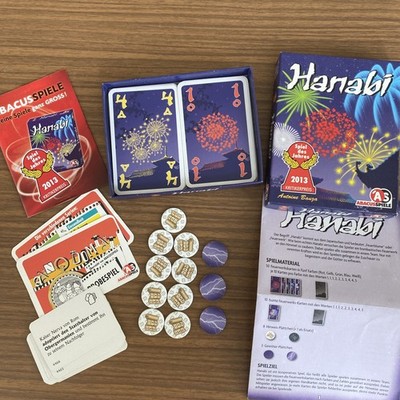 Spiel Hanabi - Kartenspiel Spiel des Jahres 2013 Abacus - sehr guter Zustand