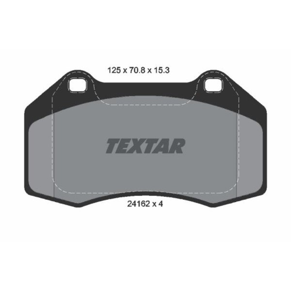 Textar BremsbeläGe Vorne FüR Renault Megane II Clio III Alpine A110-image