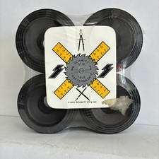 Schmitt Stix Skateboard Wheels 1987 Sawblades 66mm New Sealed Old Stock