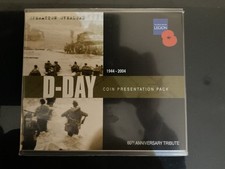 Gibraltar 2004 D-Day Landings British Legion Crown Coin in Pack