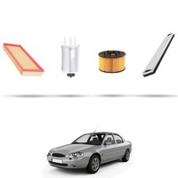 Hoffcar Set Service - 4 Filter Kompatibel Mit Ford Mondeo III 2.0 Tdci 85Kw D