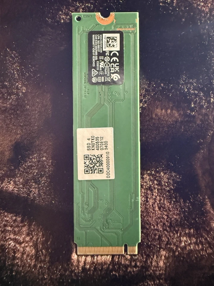 Micron 2450 1TB Opal2 NVMe SSD Gen 4x4 MTFDKBA1T0TFK - image 3 of 3