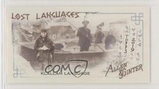 2019 Topps Allen & Ginter Lost Languages Minis Klallam Language #LL-6 0b3
