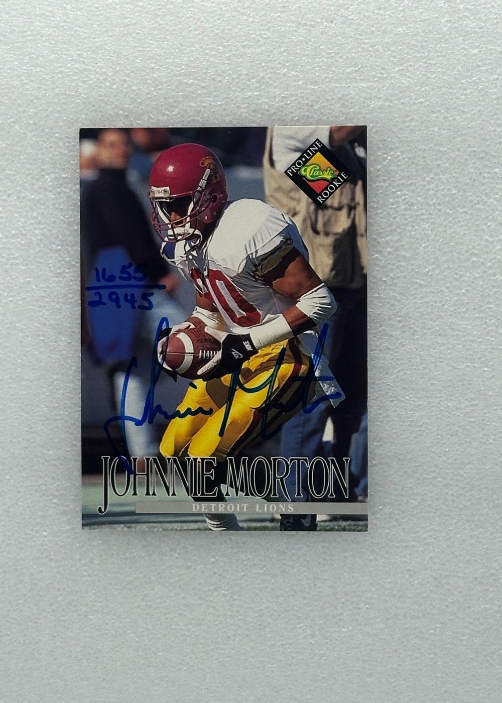 1994 Pro Line Live #NNO Johnnie Morton Autographs #/2945