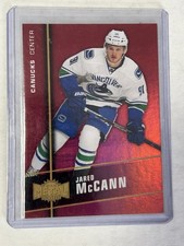 15-16 Fleer Showcase Metal Universe PMG Red JARED McCANN 91/150 JERSEY NUMBERED!