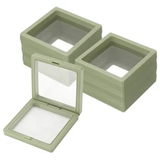 20 Pcs Press on Nail Storage Box Packaging Box, Light Green