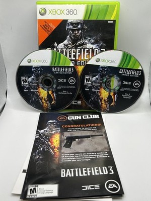 Xbox 360 - Battlefield 3: Limited Edition - Complete/CIB - Tested-2 Discs + Man.