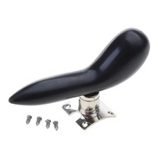 Silver Plating Stem Base Bassoon Hand Saddle Rest Holder for w/ 4 Screw Instrume