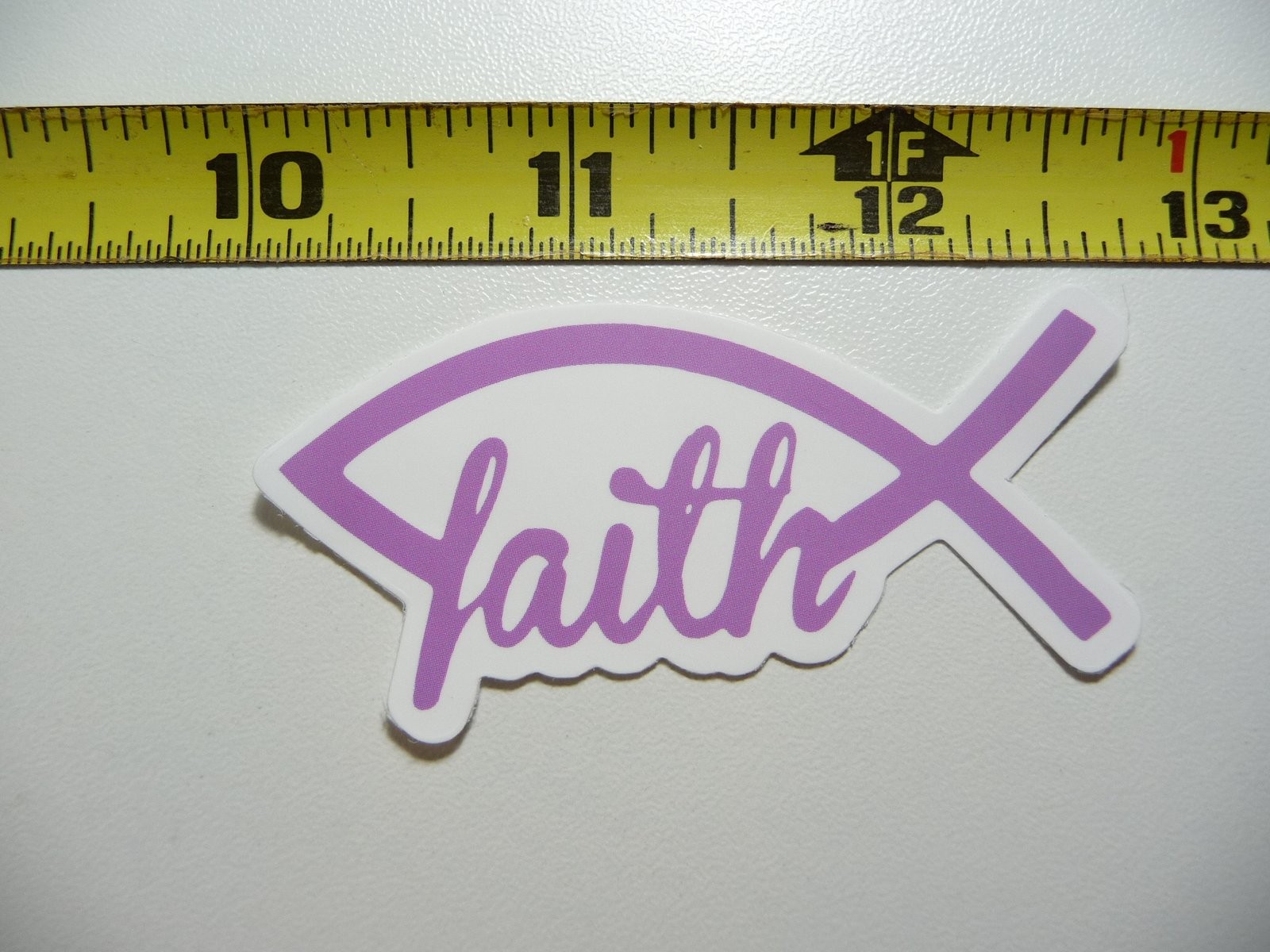 Jesus Fish Decal Sticker for Christian Faith and Church