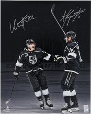 Anze Kopitar and Kevin Fiala Los Angeles Kings Autographed 16