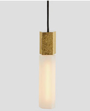 Tala Basalt Pendant Light Brass Single pendant 
