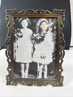 Weston Gallery 5'' x 7 '' Antiqued Brass Photo Frame