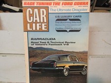 CAR LIFE Jul 1964: BARRACUDA, CADILLAC,LINCOLN,IMPERIAL LeBARON, RACE TUNE COBRA