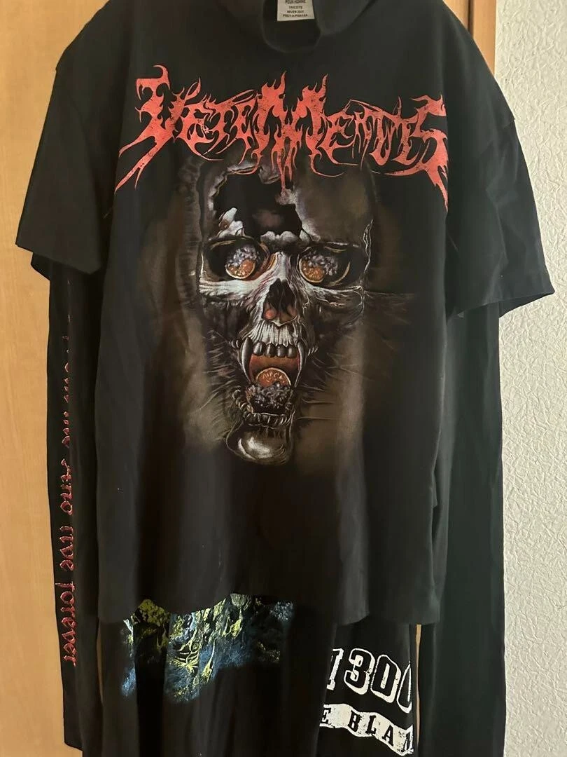 Vetements Skull Layered T-Shirts Dress Scull T-Shirt Size S | eBay