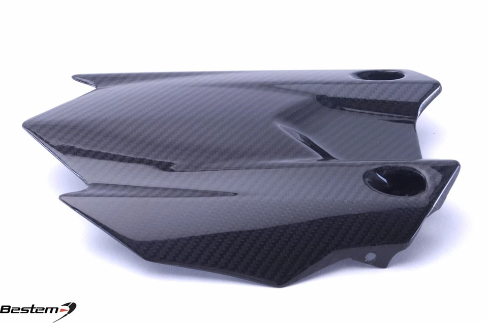 Yamaha 2015-2024 R1 R1M R1S Carbon Fiber Rear Hugger Mud Guard Fender Twill - Image 4 of 4