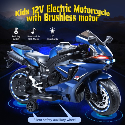 New Kids Electric Motorcycle, Ride-On Motorcycle Electric Dirt Bike for Children - Picture 9 of 15