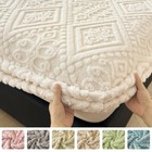 Plush Mattress Cover Stretch Soft Material Fitted Sheet Keep Warm Dust Protector