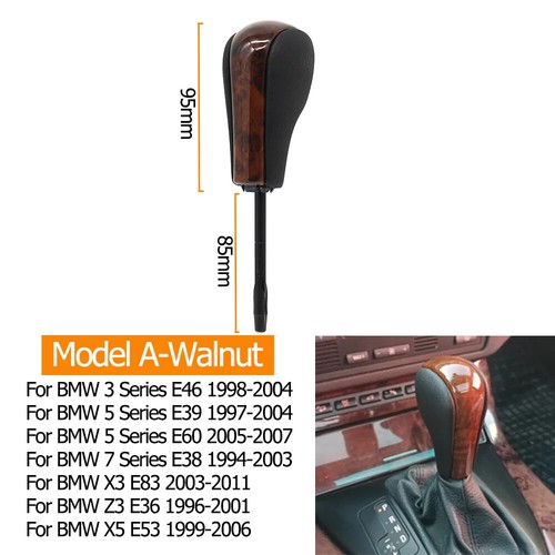 Auto Gear Shift Knob Lever Shifter Stick for BMW 1 3 5 7 X1 X3 X5 Z3 Z4 Series - Picture 11 of 31