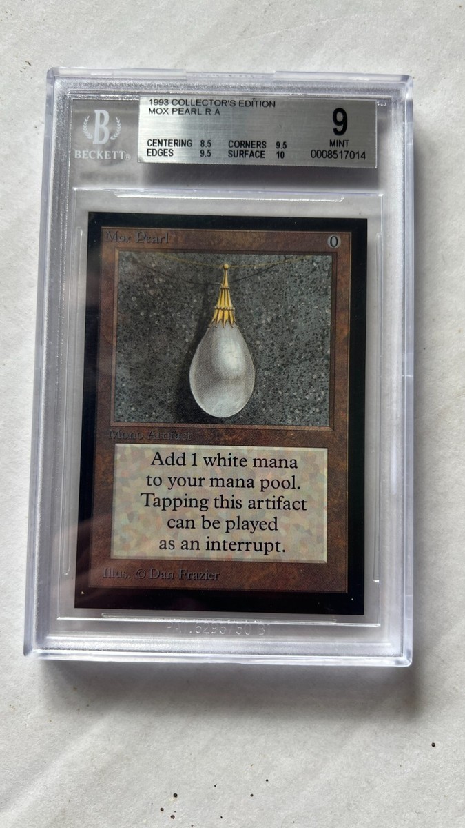 MTG Magic the Gathering CE Collectors Edition Mox Pearl BGS MTG Magic the Gathering CE Collectors Edition Mox Pearl BGS