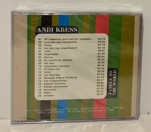 Andi Kress "Janela To the World" CD NEW in plastic - Picture 2 of 2