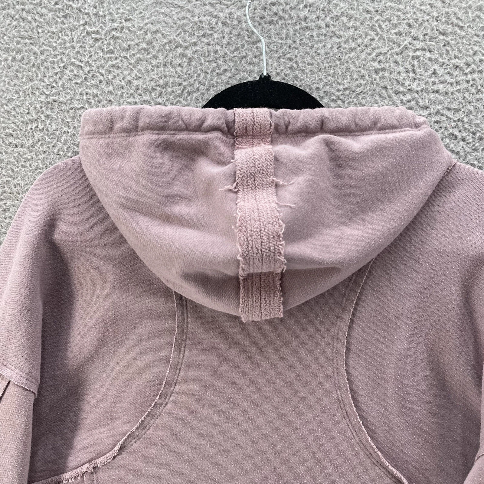 alo-yoga cruiser cropped raw hem oversized jacket