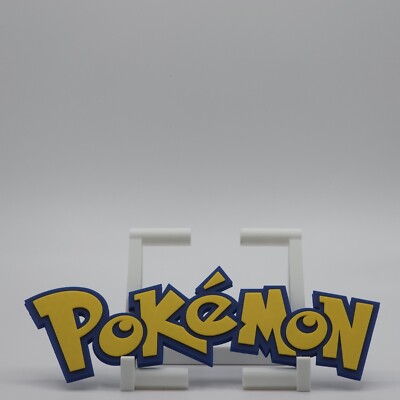 ''3D Printed Pokémon Wall Sign: Gaming-Inspired Room Decor