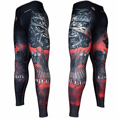 FY-108 COUP D'ETAT Compression Skin Tights Base Layer Gamaschen Rash Guard MMA BJJ