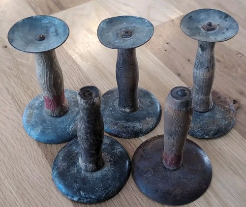 Konvolut 5 Vintage Schweine/Schweine Schaber