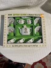 NOS VTG Betsey Clark Hallmark Chilton Toys China Tea Set Japan Service for 4