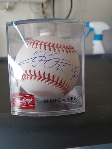 béisbol autografiado por Frank Thomas
