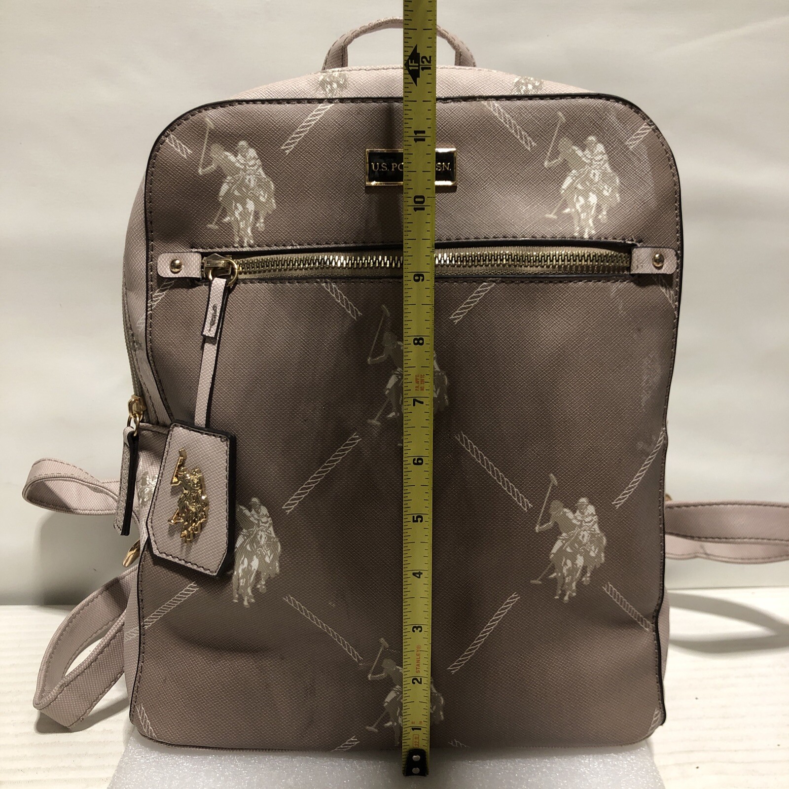 PONY Zaino donna US Polo Assn logo superiore e cerniera laterale borsetta borsetta