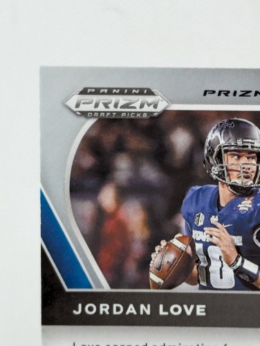 2021 Panini Prizm Draft Picks Jordan Love Red Cracked Ice Utah State Packers - Picture 7 of 10