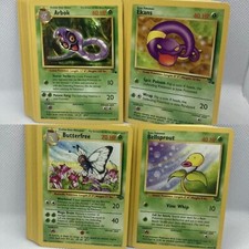 Set completo 64 carte Jungle and Fossil beni comuni e non comuni quasi nuove con scatola Pokemon