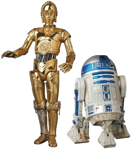 Figurine Star Wars Action Masters Vintage - R2-D2 En Métal Die-cast, Medicom Toy, Neuve