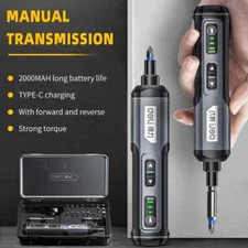 Electric Screwdriver Set USB Rechargeable 10/33 Bit Set Mini Drill Multifunction