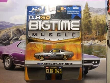 Jada 2005  Dub City BIGTIME Muscle '67 SHELBY GT-500 Gray CLTR 045 REAL RIDERS