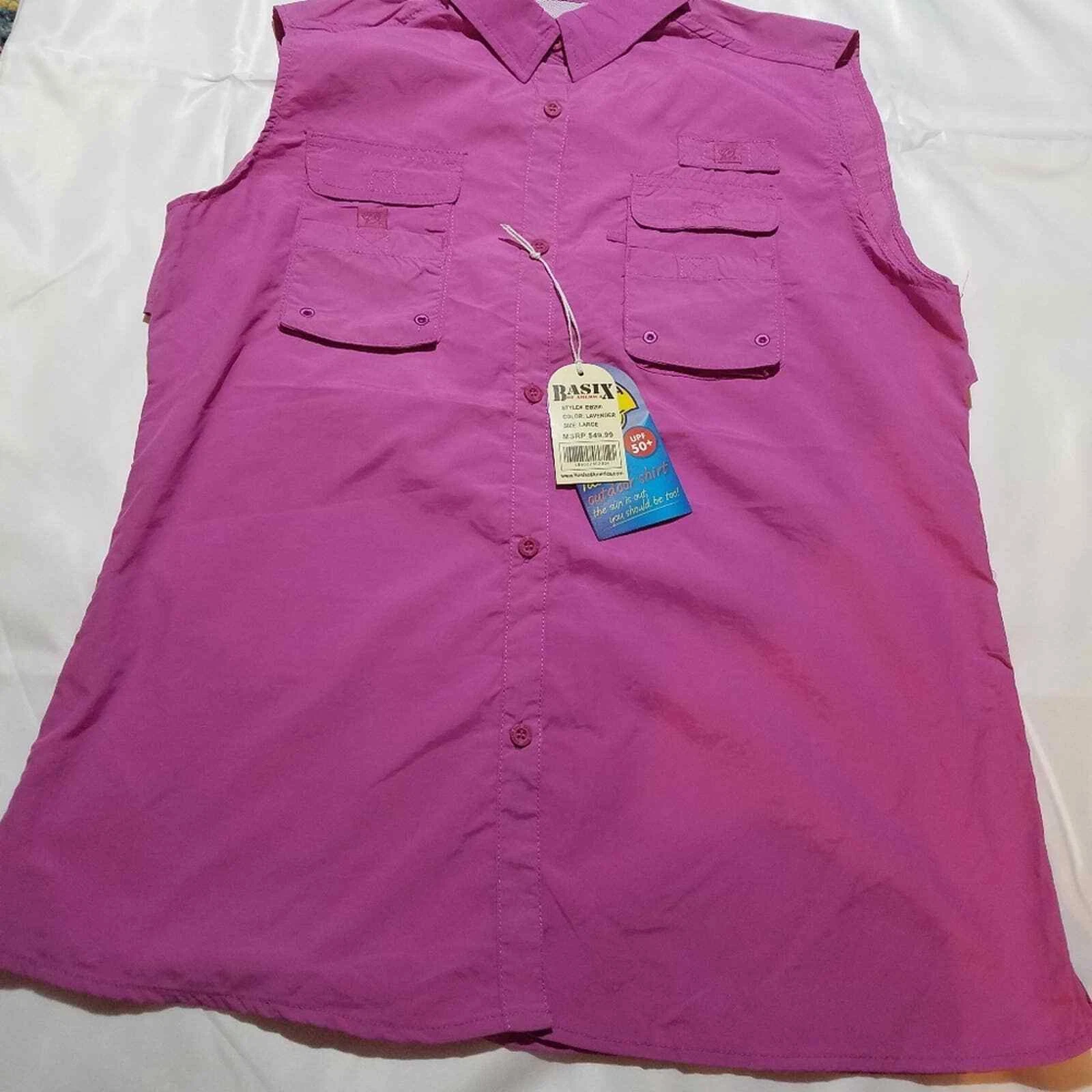 Banana boat spf sun protection shirt tank large new nwt fishing boating