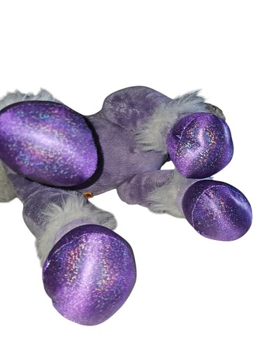 Build-a-Bear Sparkle Purple PONY Horse Princess RETIRED BAB 15" Blue eyes - Picture 5 of 5